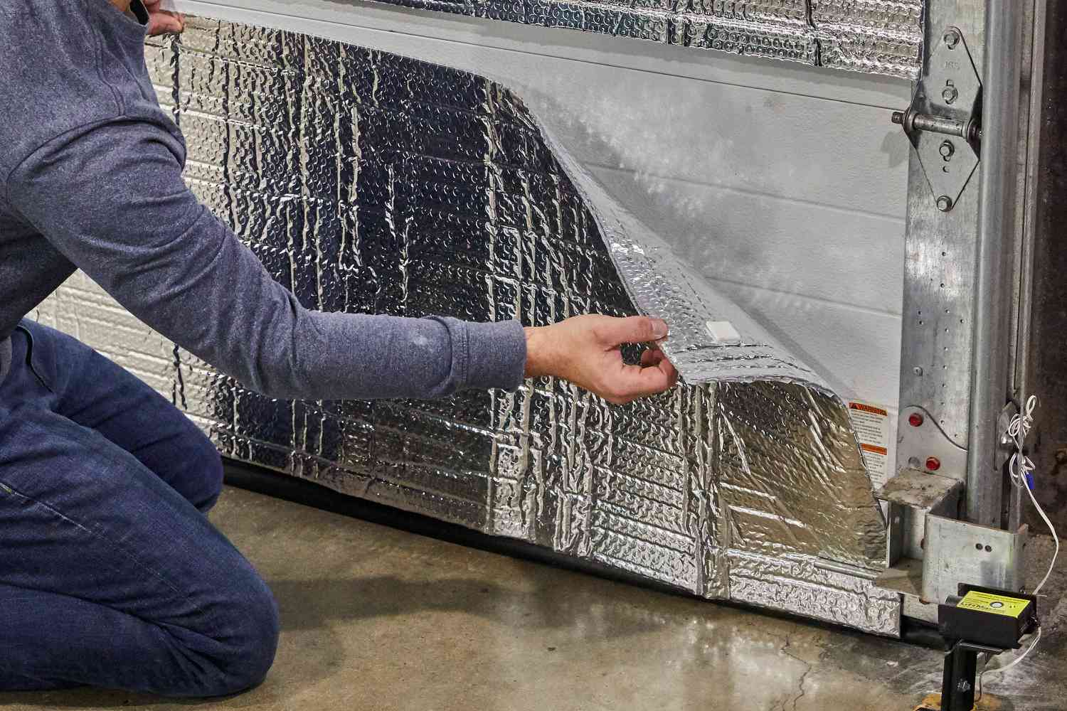 Floor insulation in garage